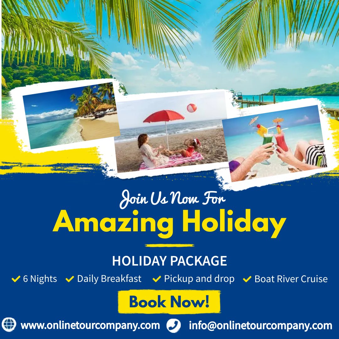 Book Us Now For Amazing Holiday